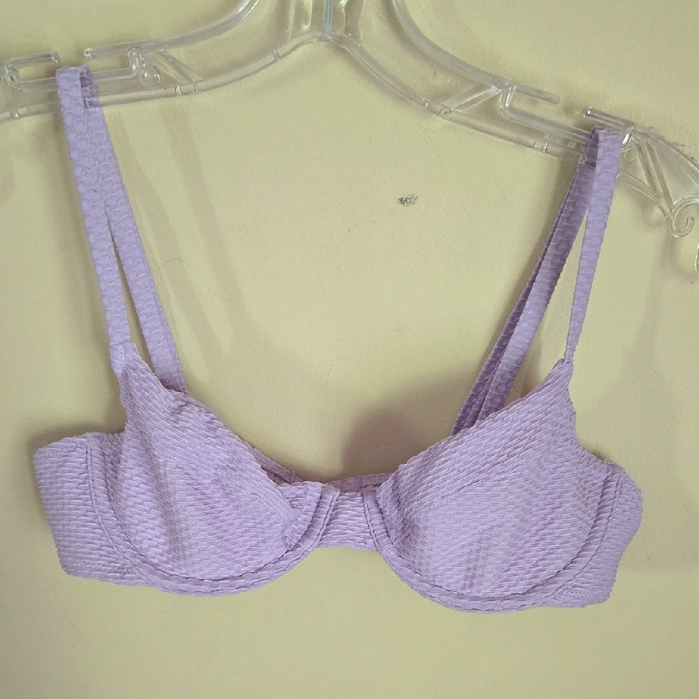 aerie Crinkle Underwire Bikini Top
